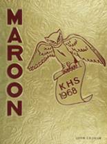 Kingston High School 1968 yearbook cover photo