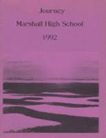 Marshall Alternative High School 1992 yearbook cover photo