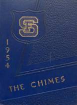 St. Francis High School 1954 yearbook cover photo