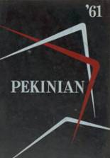 Pekin Community High School 1961 yearbook cover photo