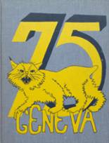 Geneva High School 1975 yearbook cover photo