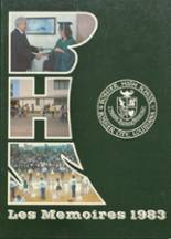 Bossier High School 1983 yearbook cover photo