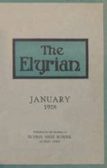 Elyria High School 1928 yearbook cover photo