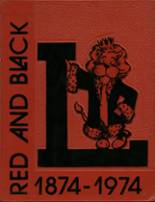 Lawrence High School 1974 yearbook cover photo