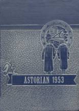 Astoria High School 1953 yearbook cover photo