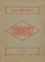 Argos Community High School 1913 yearbook cover photo