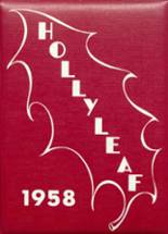 Holley High School 1958 yearbook cover photo