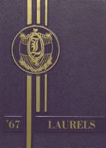 Laurel High School 1967 yearbook cover photo