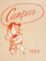 Pasadena High School 1959 yearbook cover photo
