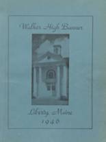 Walker High School 1946 yearbook cover photo