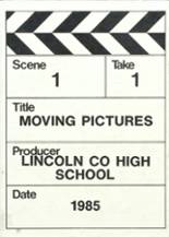 Lincoln County High School 1985 yearbook cover photo