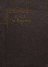 Bluffton High School 1916 yearbook cover photo