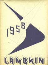 Ft. Collins High School 1958 yearbook cover photo