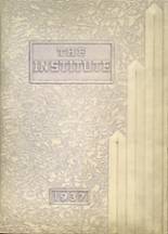 Spalding Institute 1937 yearbook cover photo