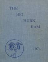 1974 Big Horn High School Yearbook from Big horn, Wyoming cover image