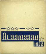 Alhambra High School 1952 yearbook cover photo