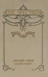 Jefferson High School 1920 yearbook cover photo