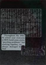 Bentonville High School 1984 yearbook cover photo