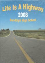 Randolph High School 2008 yearbook cover photo