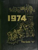 1974 Union High School Yearbook from Dugger, Indiana cover image