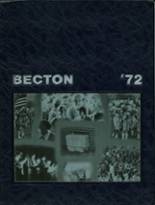Becton Regional High School 1972 yearbook cover photo