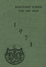 Maryland School for the Deaf 1971 yearbook cover photo