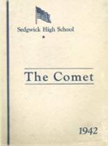 Sedgwick High School 1942 yearbook cover photo