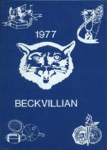 1977 Beckville High School Yearbook from Beckville, Texas cover image