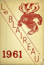 1961 Badger High School Yearbook from Lake geneva, Wisconsin cover image