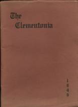 St. Clement High School 1946 yearbook cover photo