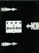 Geneseo High School 1953 yearbook cover photo