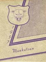 Mankato High School 1957 yearbook cover photo