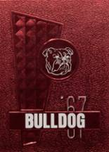 Muldrow High School 1967 yearbook cover photo