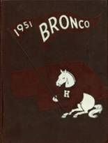 Hastings College 1951 yearbook cover photo