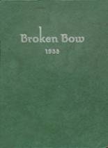 Broken Bow High School 1933 yearbook cover photo
