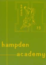 Hampden Academy 1973 yearbook cover photo