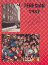 St. Teresa's Academy 1987 yearbook cover photo