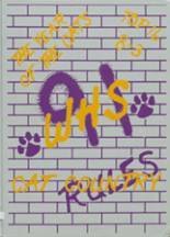 Winchester High School 1991 yearbook cover photo