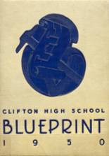 Clifton High School 1950 yearbook cover photo