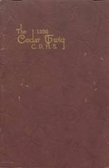 Cedar Vale High School 1936 yearbook cover photo