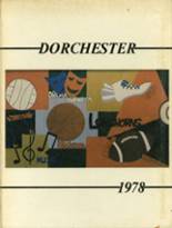 Dorchester High School 1978 yearbook cover photo