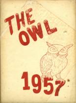 Elgin High School 1957 yearbook cover photo
