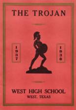West High School 1938 yearbook cover photo