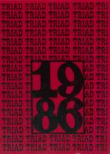 Triad High School 1986 yearbook cover photo