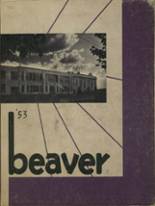 Beaverton High School 1953 yearbook cover photo