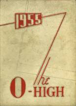 Oberlin High School 1955 yearbook cover photo