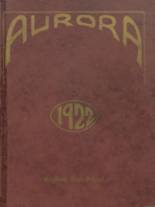 Saginaw High School 1922 yearbook cover photo
