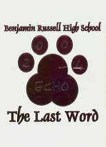 Benjamin Russell High School 2004 yearbook cover photo