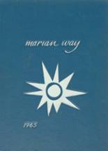 Marian High School 1965 yearbook cover photo