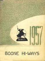 Boone County High School 1957 yearbook cover photo